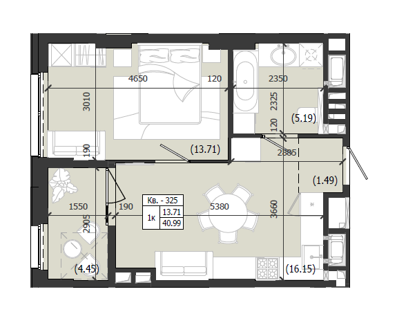 Квартира 325 WEST