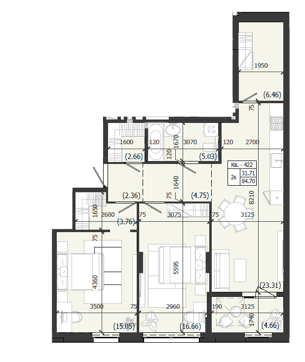 Квартира 422 WEST