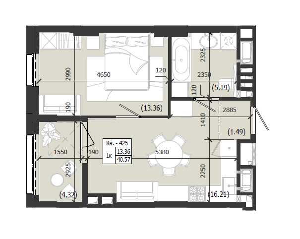 Квартира 425 WEST