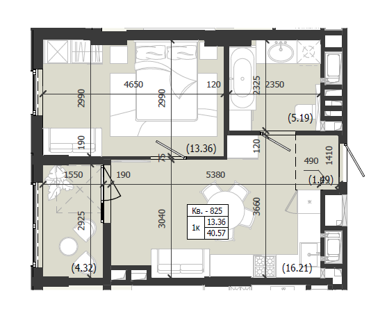 Квартира 825 WEST