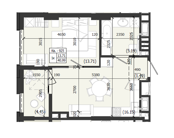 Квартира 925 WEST