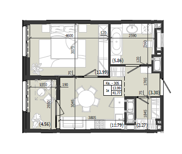 Квартира 305 WEST