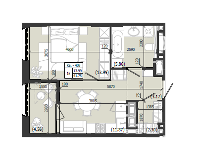 Квартира 405 WEST