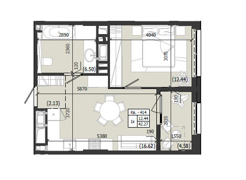 Квартира 414 WEST
