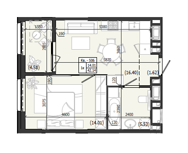 Квартира 506 WEST