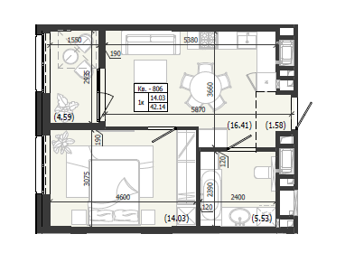 Квартира 806 WEST